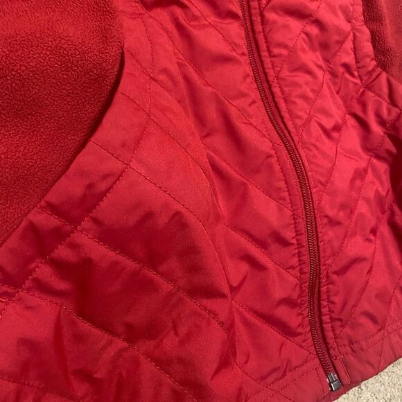 Columbia Women’s  Full Zip Quilted Red Vest with pockets .Polyester Size Small - Picture 7 of 7